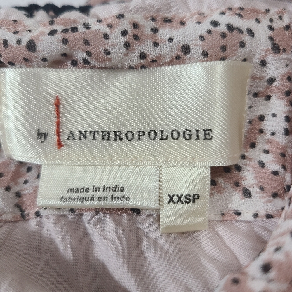 Anthropologie Natalie Flounced Dress XXSP - Picture 11 of 13